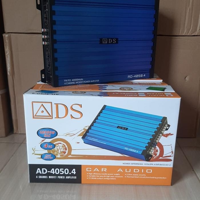 POWER ADS 4 CHANEL ADS AMPLIFIER MOBIL 4 CHANEL ADS AD 400.4