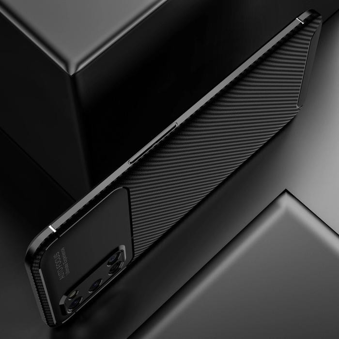 Case Oppo Reno 5 / Reno5 Rugged Armor Silicone Carbon Soft Casing