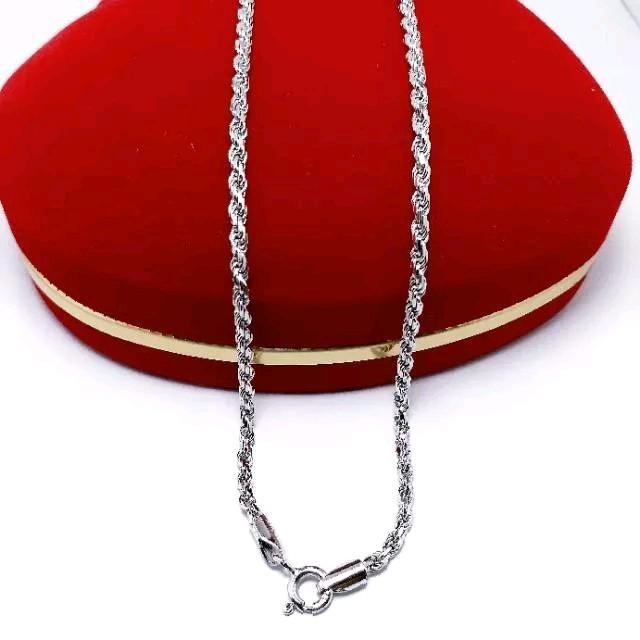 New // Kalung Perak Pria Model Tambang Silver 925 // 100% Original