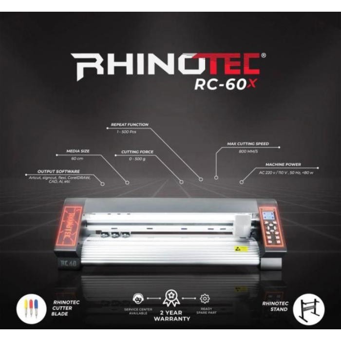 Cuci Gudang Mesin Cutting Rhinotec Rc 60 Xa-Series Auto Contour Garansi 2 Th