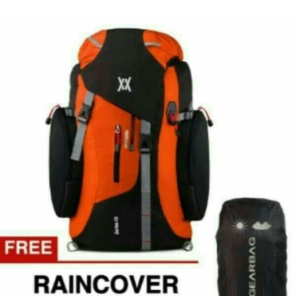 Tas ransel camping gunung 60 liter + raincover