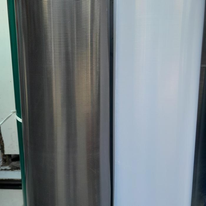 Plastik Fiber Pagar motif Garis tebal 1,2mm