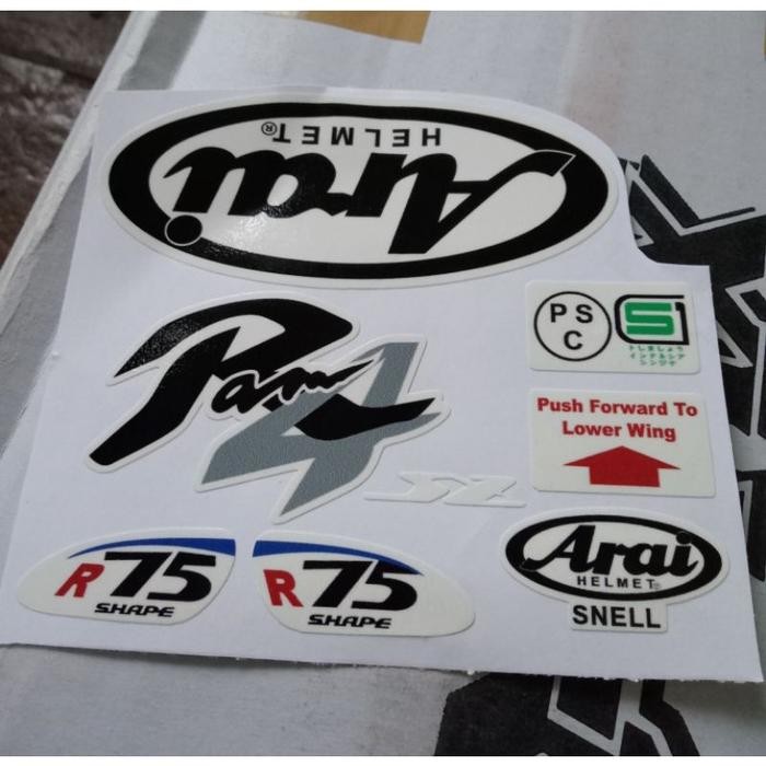 Stiker Helm Set Arai Ram 4