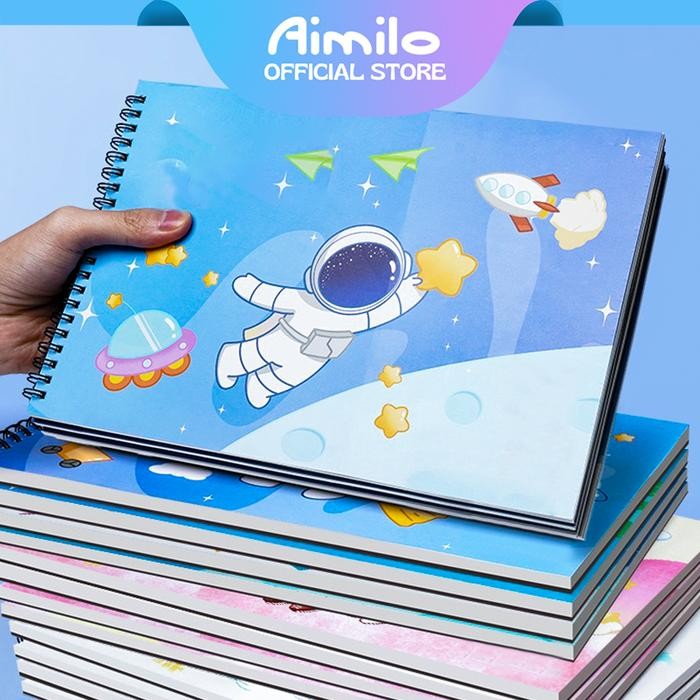 

SARI 4Pcs Aimilo Paper Stationary - Buku Gambar A4 Empat Potong Kertas Stationery