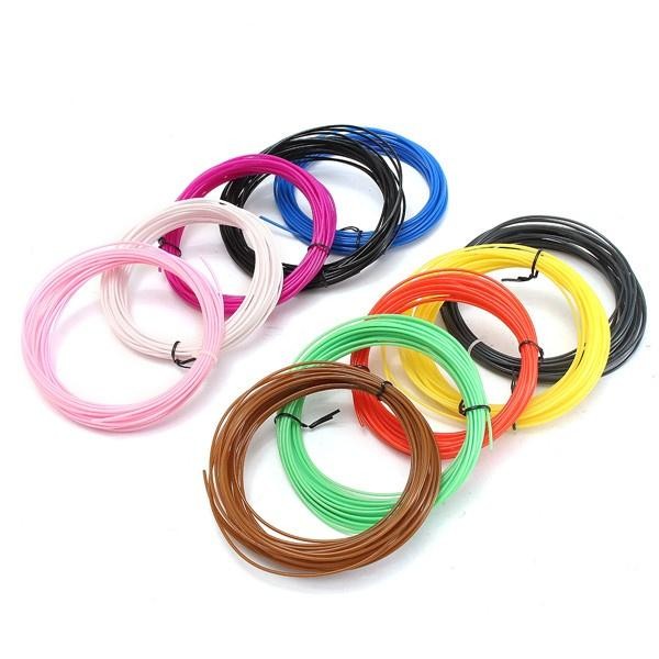 

SARI Refill Isi Pla Filament 10 Warna X 5M 1.75Mm For 3D Drawing Printer Pen