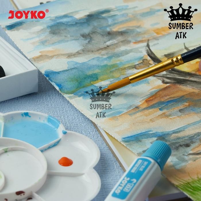 

SARI Joyko Watercolor Pad Buku Gambar Cat Air Akrilik 300 Gsm 12 Sheets Pad-1999 Pad-2000