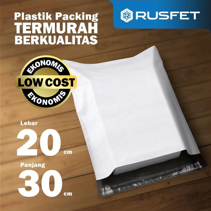 

5WUM Amplop Polymailer Polos Putih / Plastik Packing Online Shop Termurah