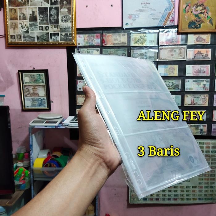 

5WUM Refil Bening Uang Kertas Sekat Tiga. Refil Uang Kertas Sekat 3