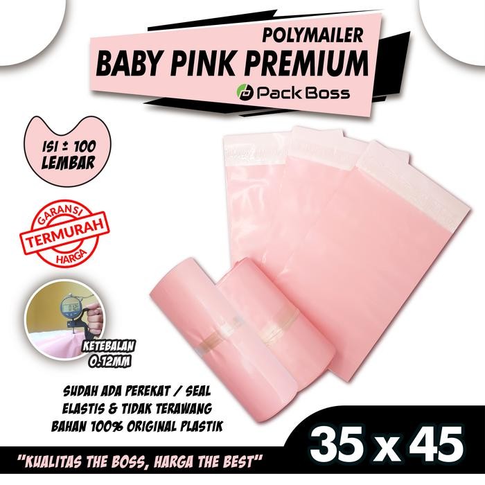 

SARI Polymailer 35X45 Baby Pink Premium Langsung Pabrik Tebal Dan Halus Perekat