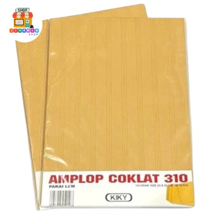 

SARI Amplop Coklat 310 / Pack+ Perekat