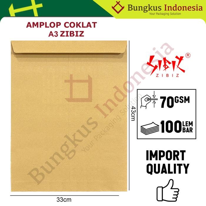 

SARI Amplop Coklat D/Folio Isi 100Lbr