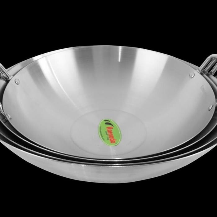 Kuali Stainless / Penggorengan / Wajan Komodo Ukuran 36 Cm