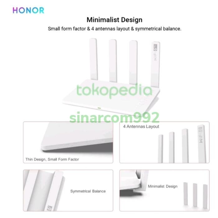 Huawei Honor Router 3 (Wifi router with Wifi 6 plus, 3000 Mbps, suppor
