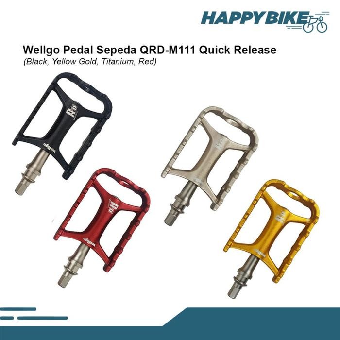 WELLGO Pedal Sepeda QRD 111 Bicycle Pedal Quick Release MTB Roadbike