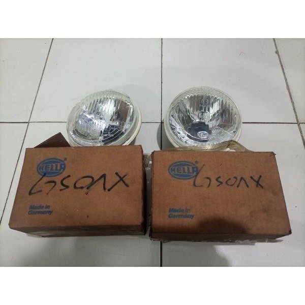 AMC LAMPU DEPAN HEADLAMP REFLEKTOR HELLA H4 BULAT NEW OLD STOCK