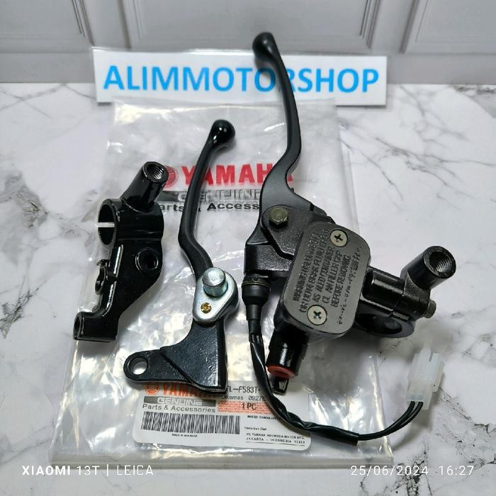 Master Rem Assy+Dudukan Handle+Handle Rem Kiri Hitam Mio M3 Xride Fino Fi Xeon Gt Soul Gt Mio J Mio