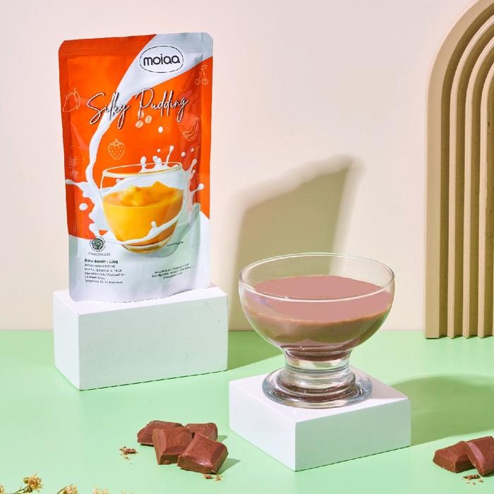 

Paket Hemat 200G - Silky Pudding Moiaa 200G 1 Box Mix Rasa Isi 12Pcs Pilih Rasa - Silki Puding Moya