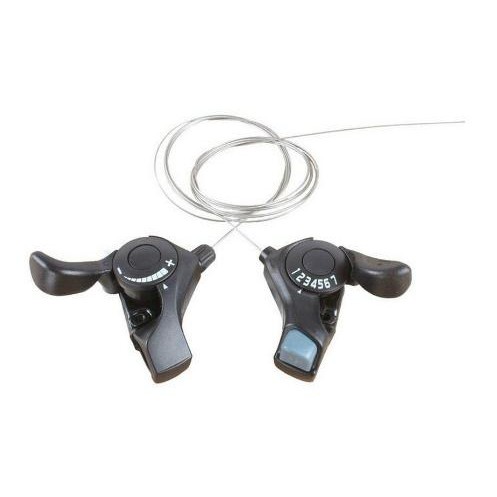 Shimano Shifter 7 speed Thumb Gear 3x7 Shift Lever Set