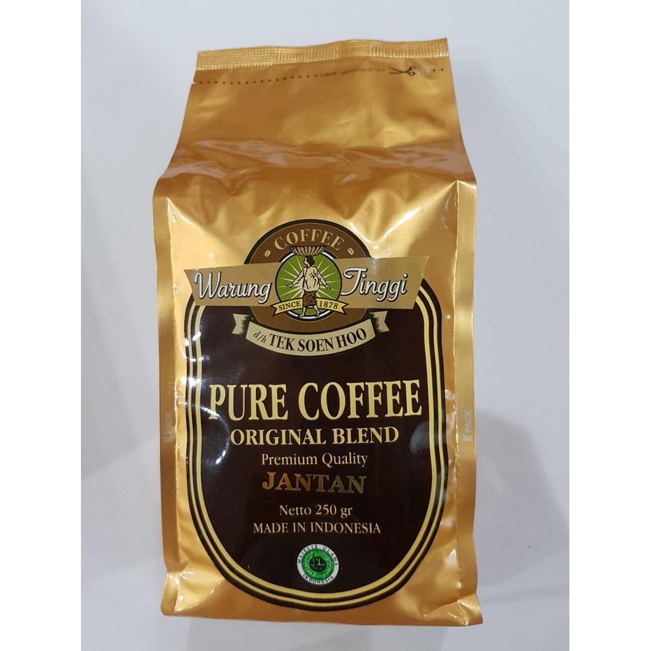 

Kopi Jantan - Kopi Warung Tinggi 250 gram