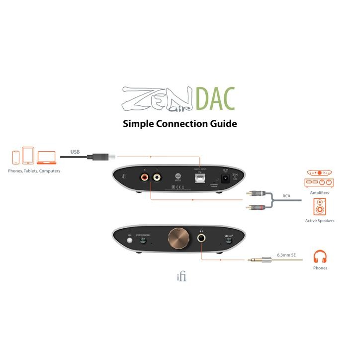 IFI ZEN AIR DAC HI-RES HEADPHONE DAC AMPLIFIER WITH MQA / DAC AMP