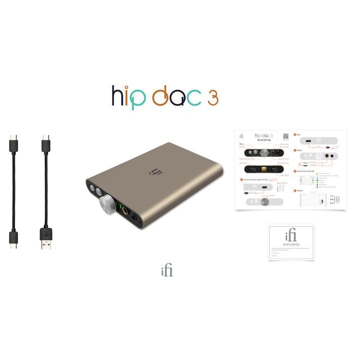 IFI HIP DAC 3 PORTABLE HI-RES USB DAC + HEADPHONE AMPLIFIER / DAC AMP