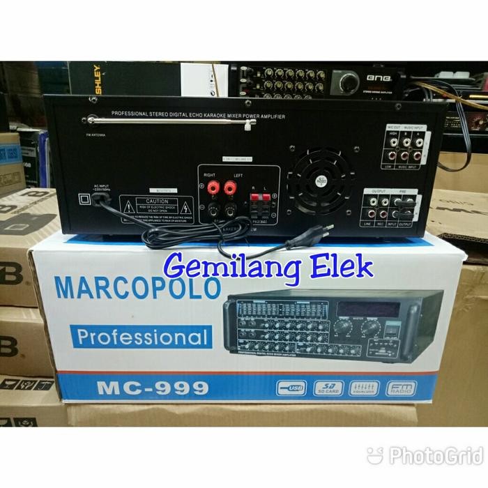 POWER AMPLIFIER KARAOKE MARCOPOLO MC-999