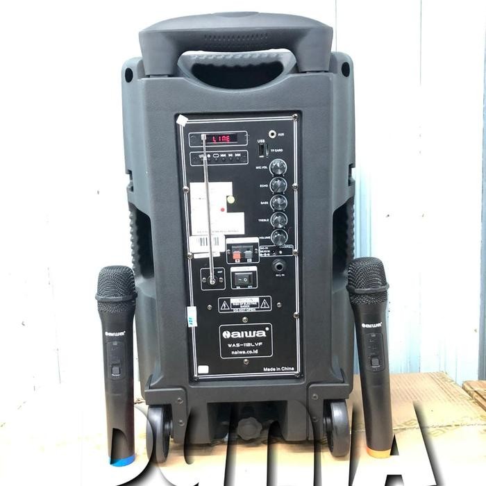 SPEAKER PORTABLE AMPLIFIER WIRELESS N AIWA 112 LVF 12 INCH BLUETOOTH
