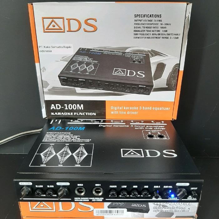 PARAMETRIK ADS AD -100M PARAMETRIK EQUALIZER KAROKE ADS 100M