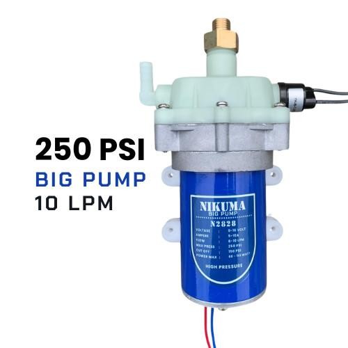 POMPA DC 12V 250 PSI NIKUMA BIG PUMP N2828 120 WATT ORIGINAL TEKANAN TINGGI OTOMATIS