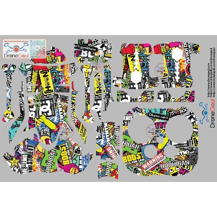 STICKER DRONE DJI INSPIRE 1 STICKER BOMB 2