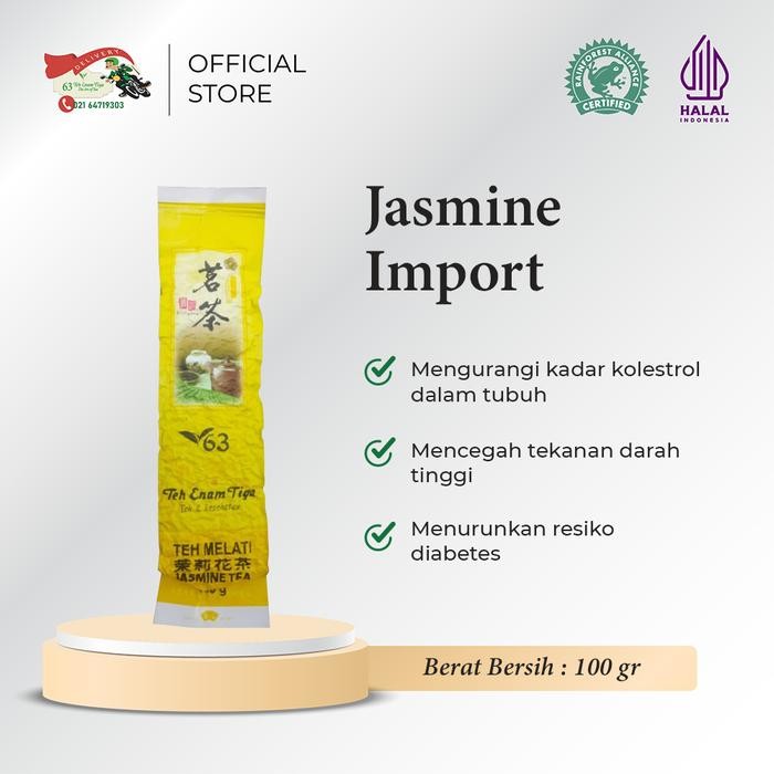 

Teh 63 Jasmine Import 100 gram