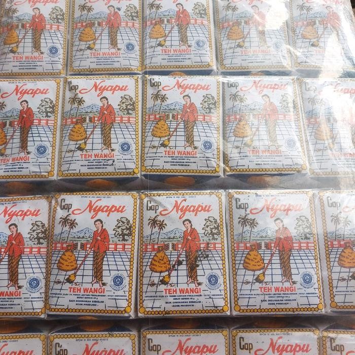 

Teh Tabur Wangi Cap Nyapu 40gram 1Slop (10pcs) FREE kopi Sachet/Penyedap rasa