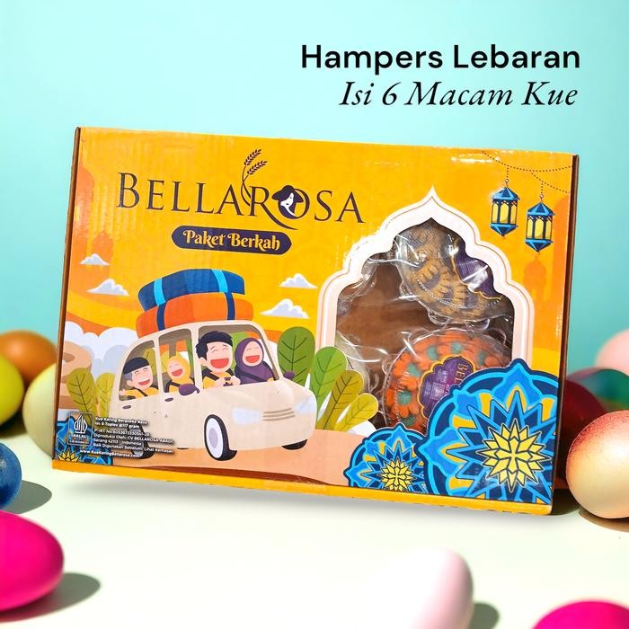 

Bellarosa Paket Berkah isi 6 Macam Kue Kering Hampers Idul Fitri Parcel Lebaran