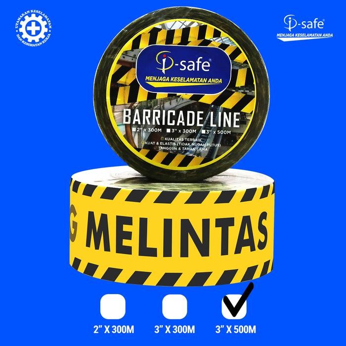 

I-Safe Police Line Dilarang Melintas 3" X 500M Pembatas Garis Polisi