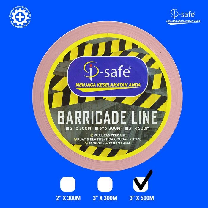 

Terbaru! I-Safe Police Line/Barricade Line Merah Putih 3" X 500M