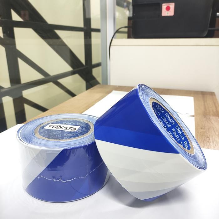 

Bisa E-Katalog! Police Line Tonata Biru Putih / Garis Polisi 3 Inchi X 300 Meter