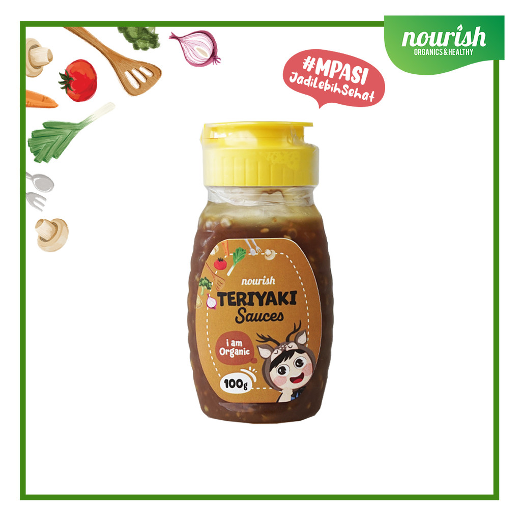

Nourish Organic Teriyaki Sauce MPASI 100 gram