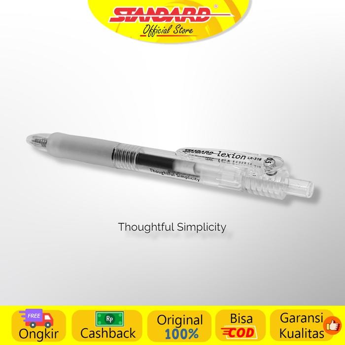

Standard - Pulpen Lexion 0.5 LX-318 ( Alat Tulis / Pen / Ballpoint / Pena )