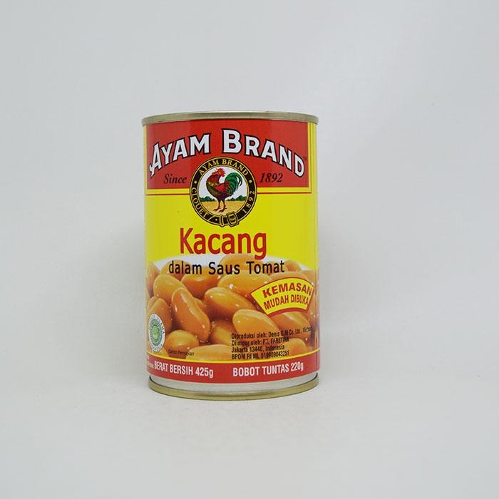

READY AYAM BRAND BAKED BEANS IN TOMATO 425G - KACANG PANGGANG SAUS TOMAT KALENG