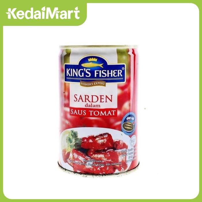 

READY KING'S FISHER SARDEN SAUS TOMAT 425G KALENG IKAN