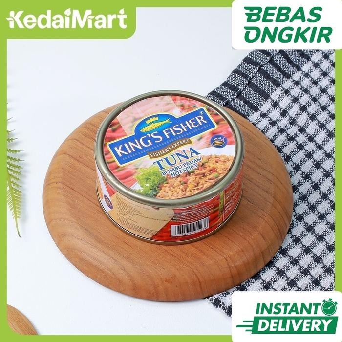 

READY KING'S FISHER SARDEN TUNA HOT SPICY 170G KALENG IKAN PEDAS