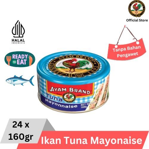 

READY AYAM BRAND IKAN TUNA KALENG MAYONNAISE 24 PCS 160G