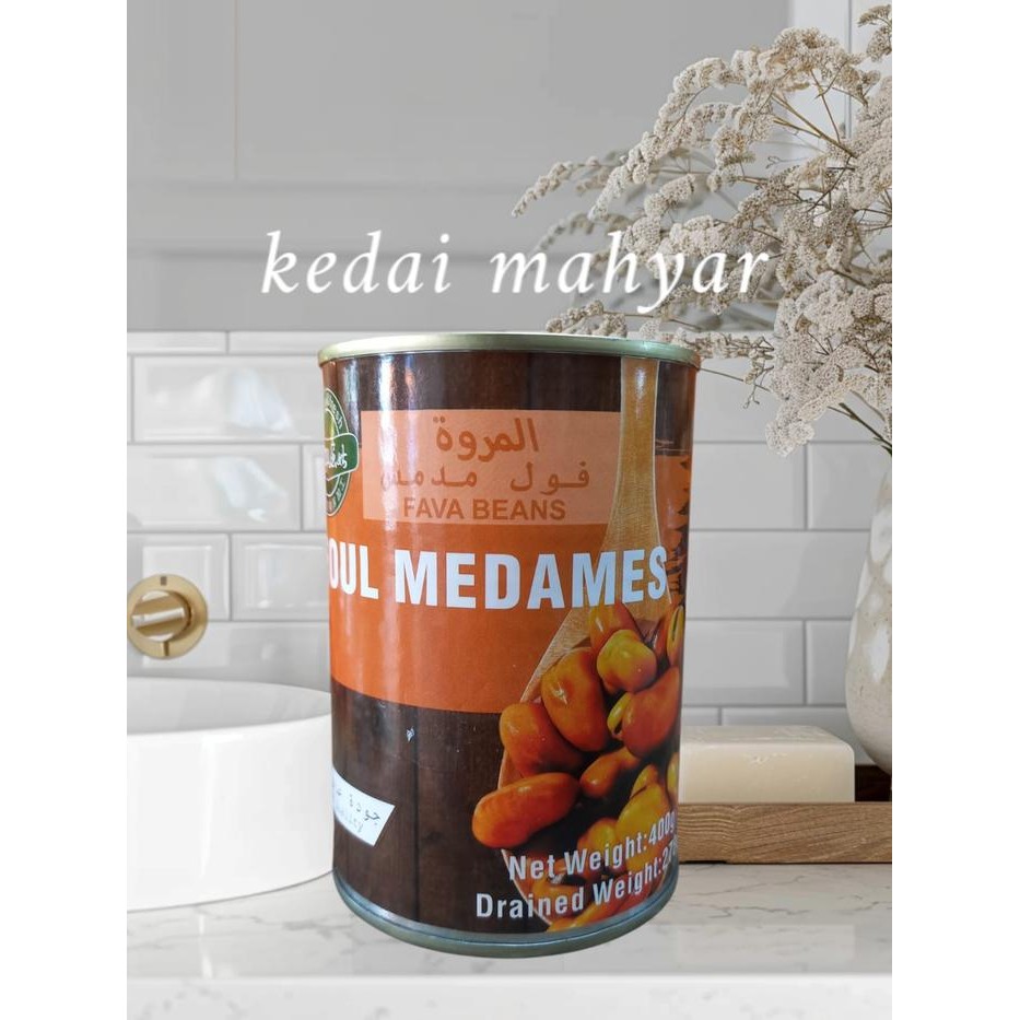 

READY KACANG FOUL MEDAMES KALENG - FAVA BEANS SIAP SANTAP