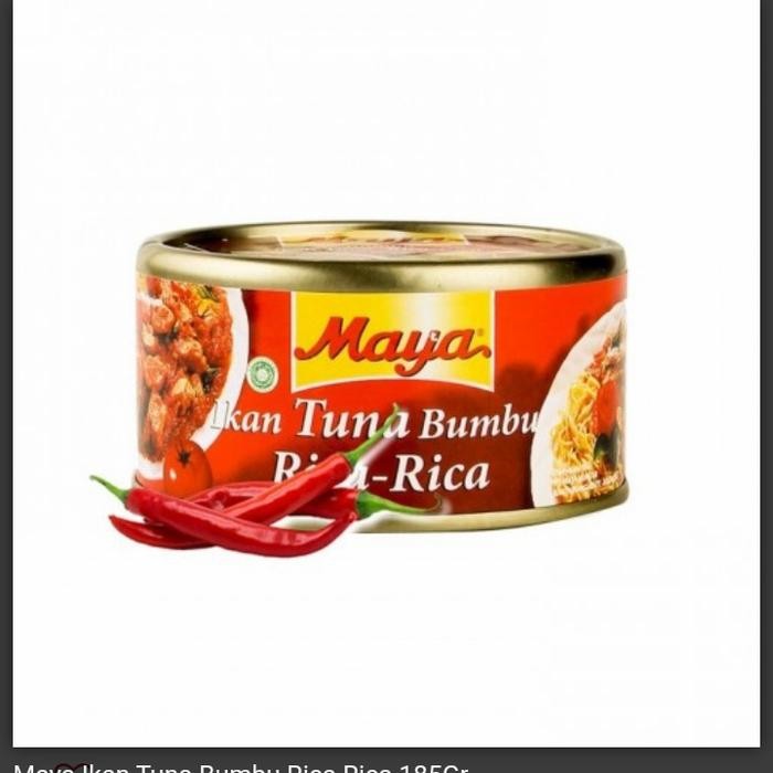 

READY MAYA IKAN TUNA BUMBU RICA-RICA 185GR - TUNA KALENG PEDAS