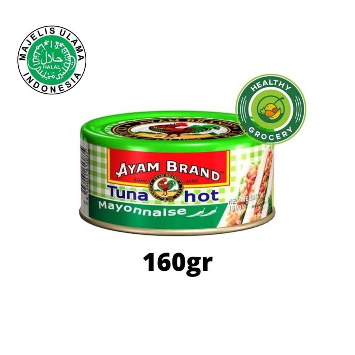 

READY AYAM BRAND TUNA HOT MAYONNAISE 160G - TUNA KALENG PEDAS MAYONAIS