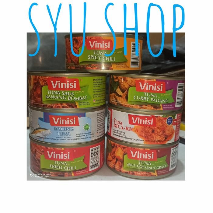 

READY VINISI TUNA CHUNK IN OIL 160G - TUNA KALENG MINYAK