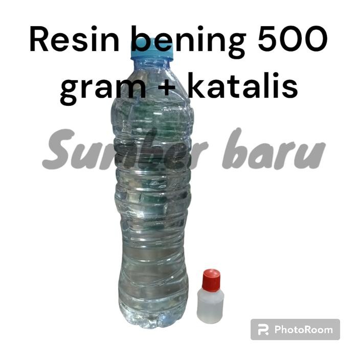

Resin bening 500 gram + katalis 10cc