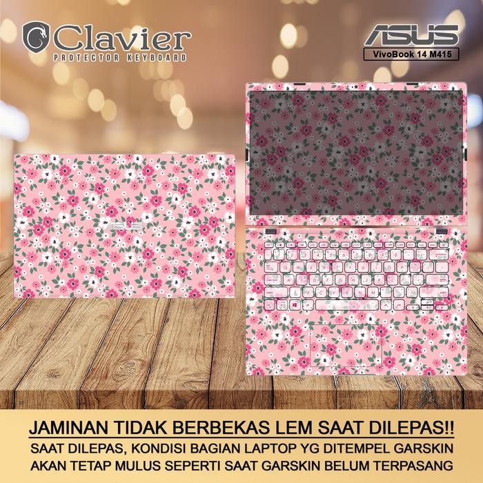 Siap Kirim Cover Garskin Laptop Asus VivoBook 14 M415 M415D M415DA M415DAO Transparan Bening