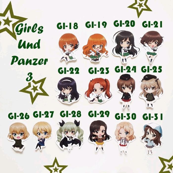

Sticker Anime Girls und Panzer 3 Merchandise