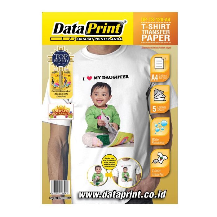 

DataPrint T.SHIRT TRANSFER PAPER 120 GR A4